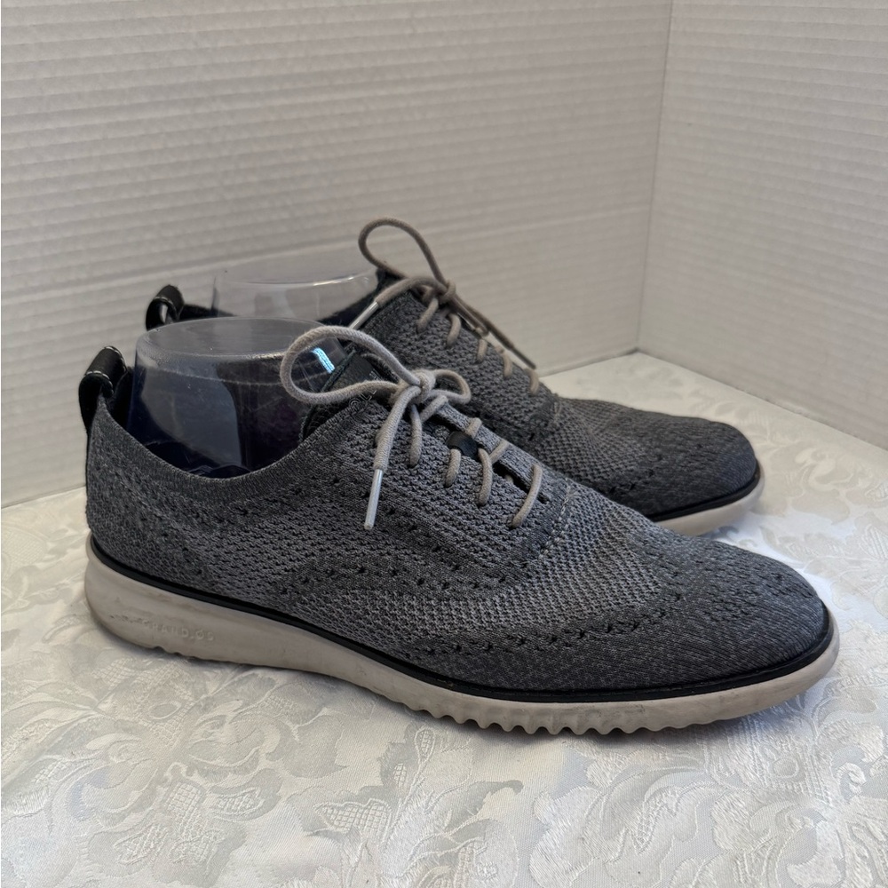 Cole Haan 9M 2.0 Zerogrand Stitchlite Wingtip Shoe‎ Magnet Ironstone Comfort